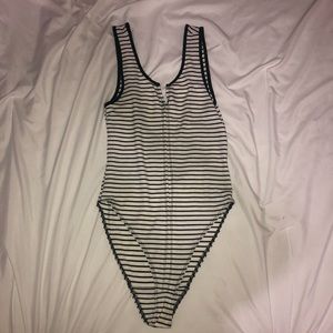 BW Striped Bodysuit